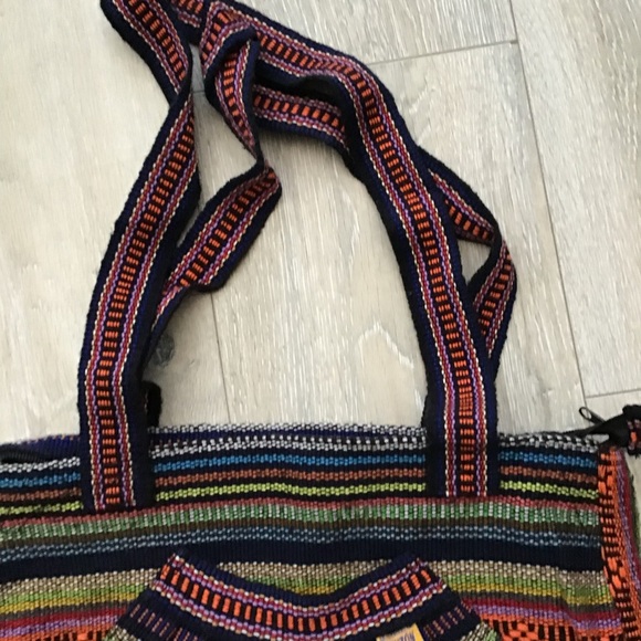 Mexican Woven Shoulder Bag imported from Mexico - Picture 2 of 9